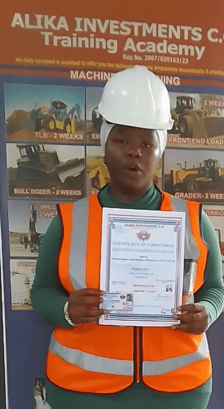 Alika's forklift bursary programme