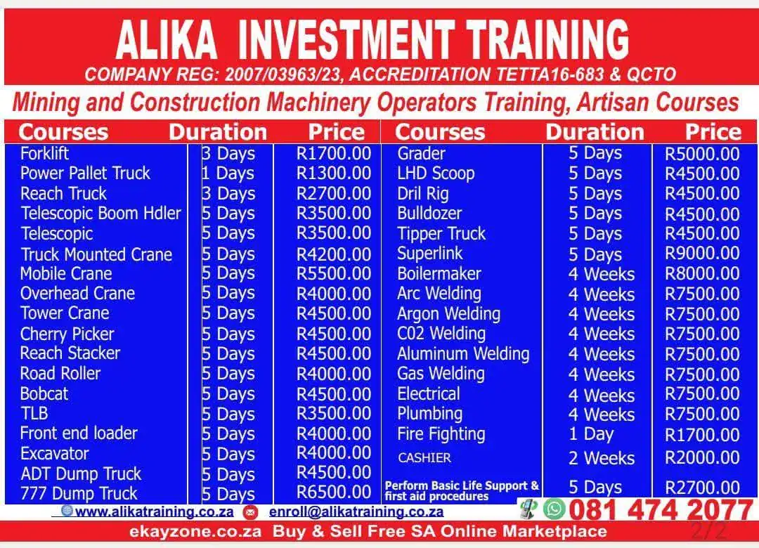 Explore Artisan CO2 Welding Courses price and other artisan, safety, welding and boilermaker courses.