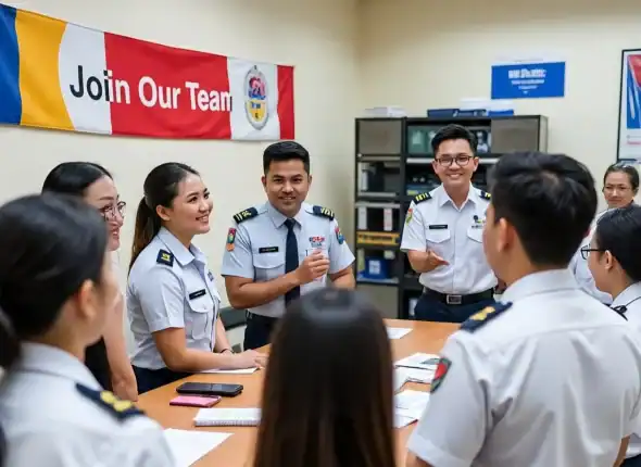 Student preparing for an aviation career at Alika Training
