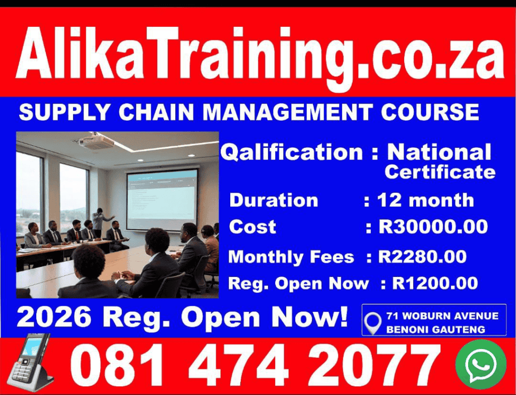 Download instructions to Apply for 2026 Supply Chain Management Course at Alika Training Collage